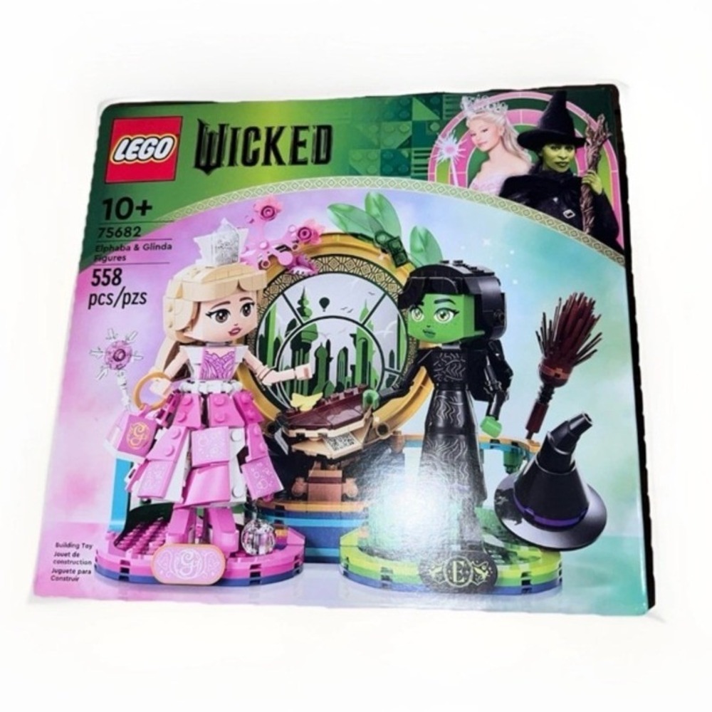 LEGO Wicked Set 75682 Elphaba & Glinda Figures 558 Pieces New Sealed